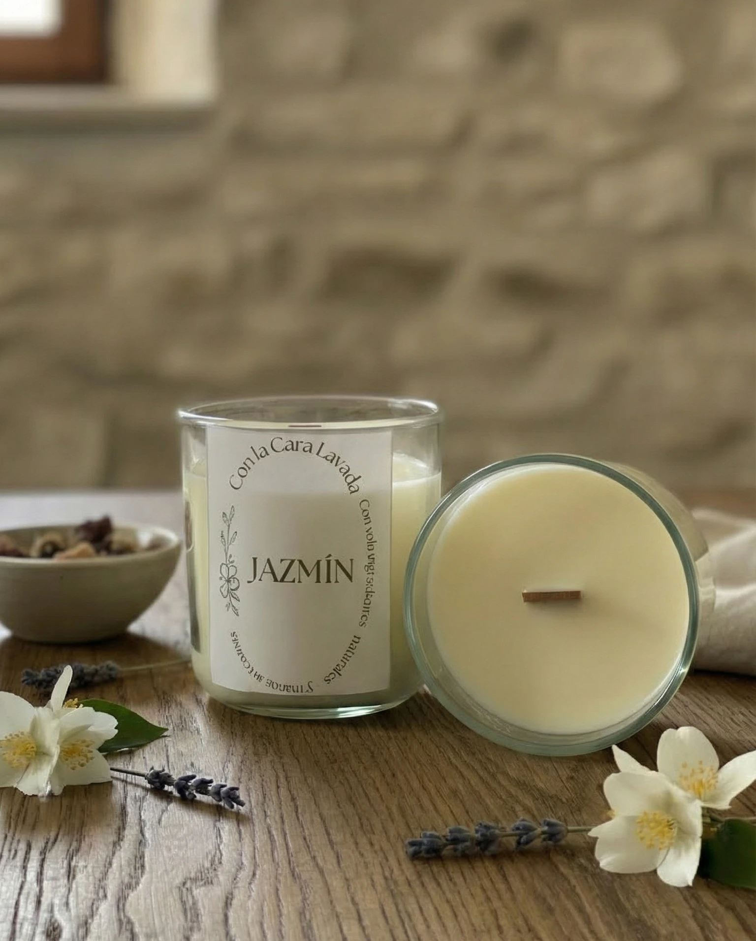 Vela de soja Jazmín - Imagen 3