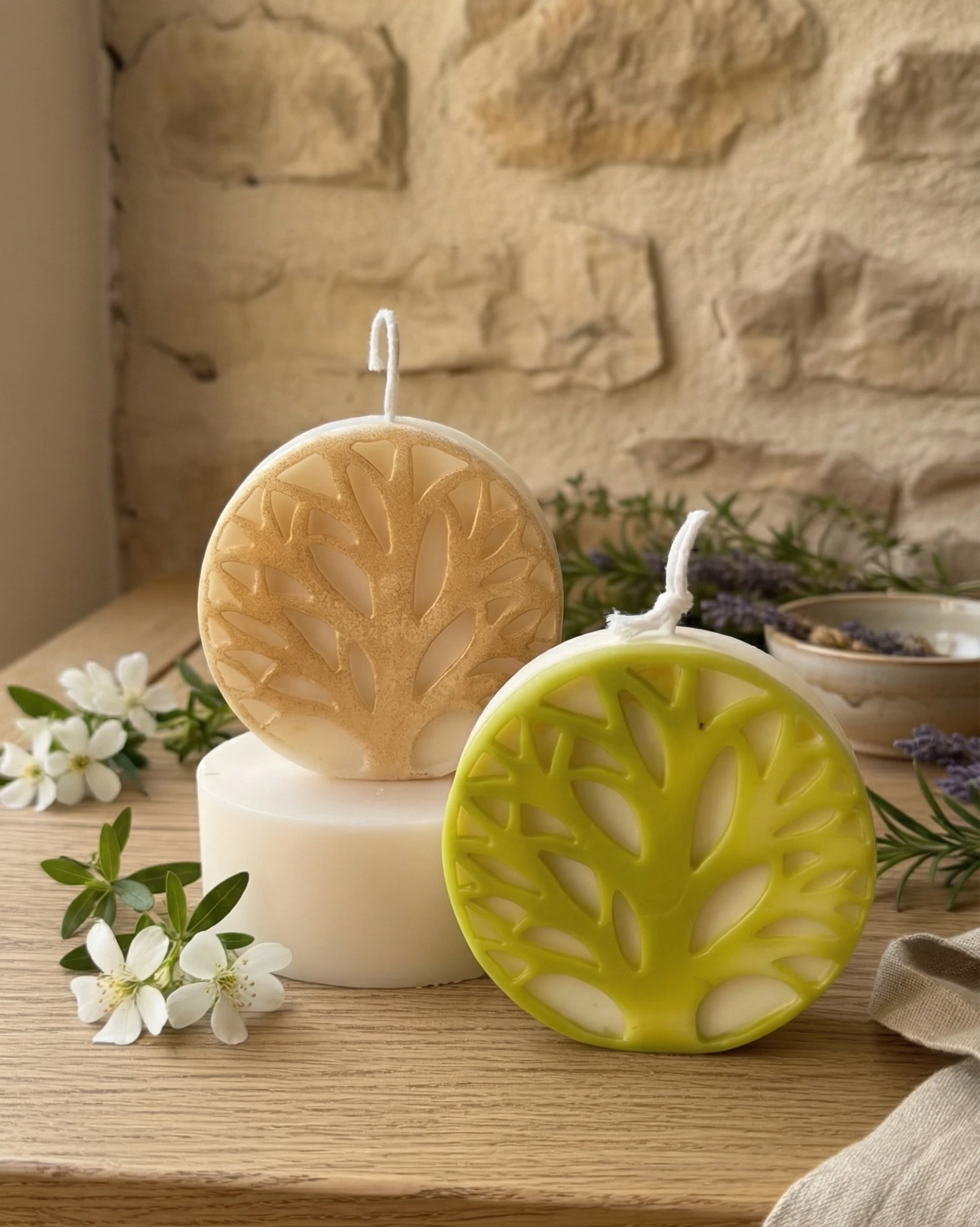 Vela de soja decorativa Árbol de la Vida - Imagen 4