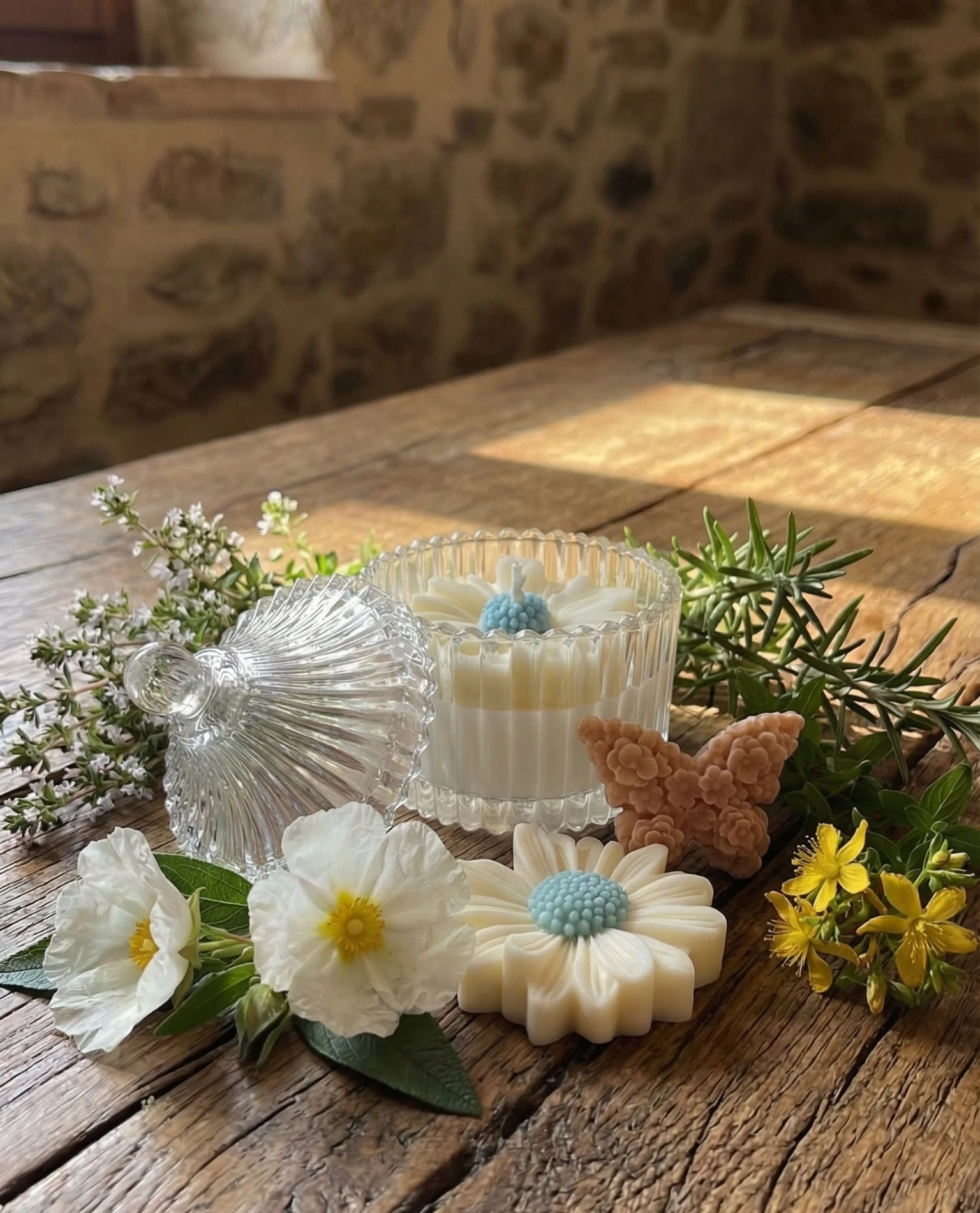 Vela de soja decorativa Bombonera artesanal - Imagen 3