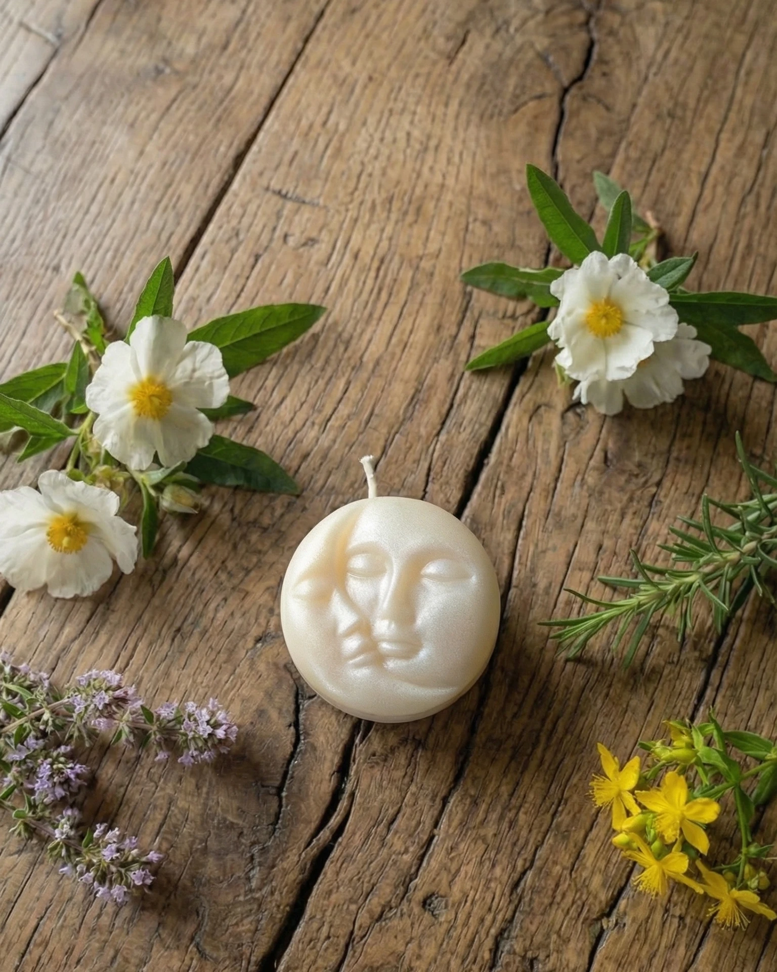 Vela de soja decorativa Luna - Imagen 2