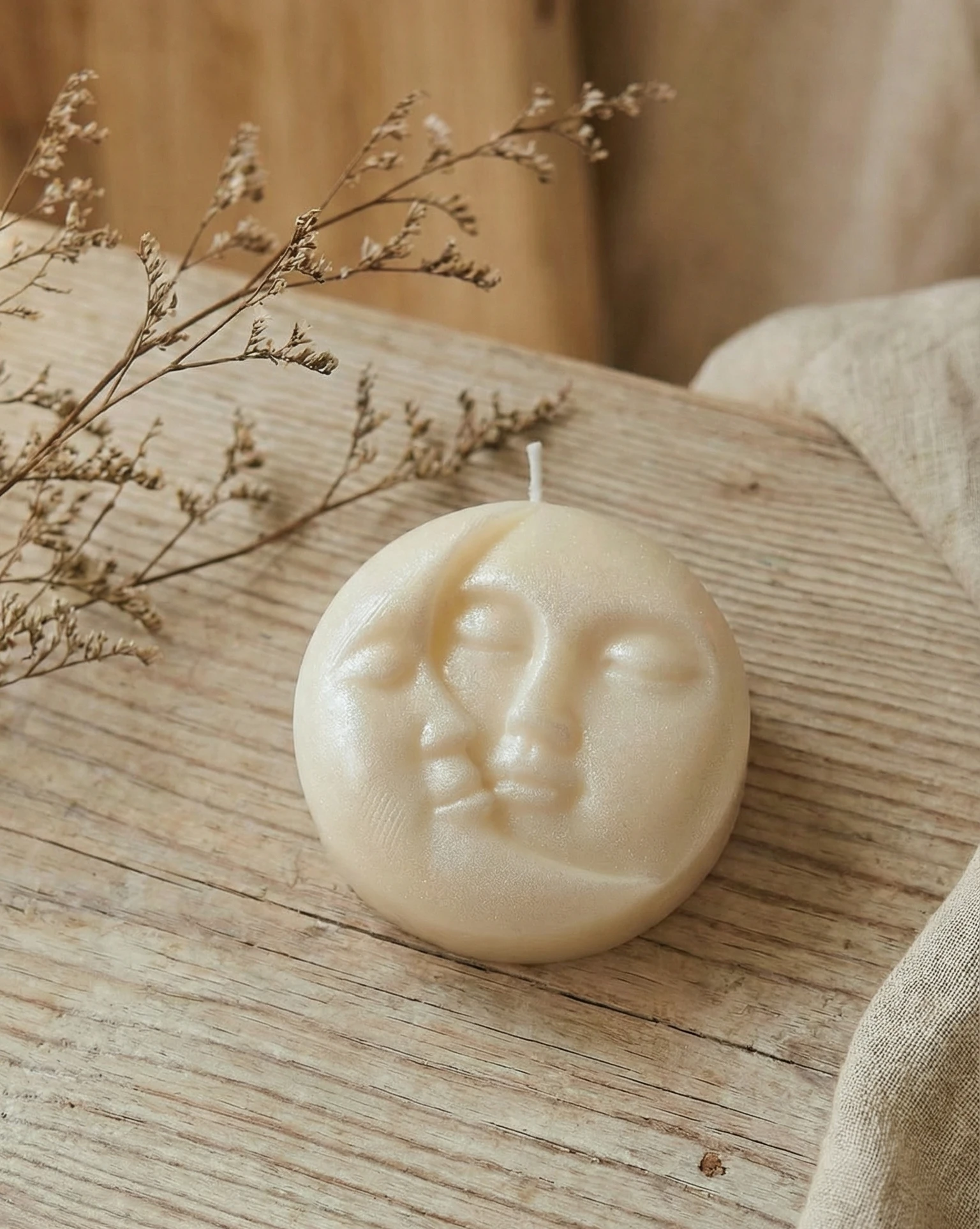 Vela de soja decorativa Luna - Imagen 4