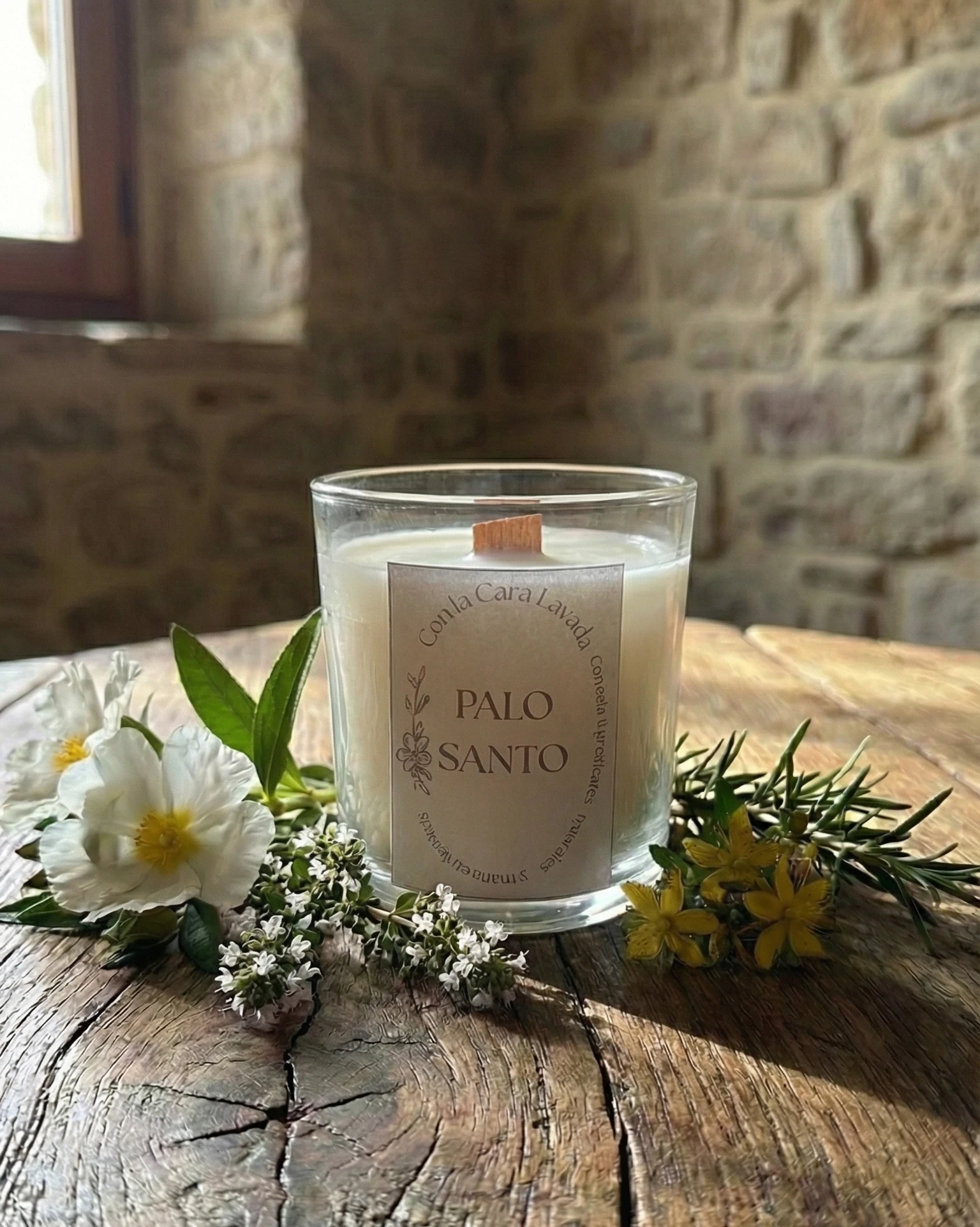 Vela de soja Palo Santo - Imagen 4