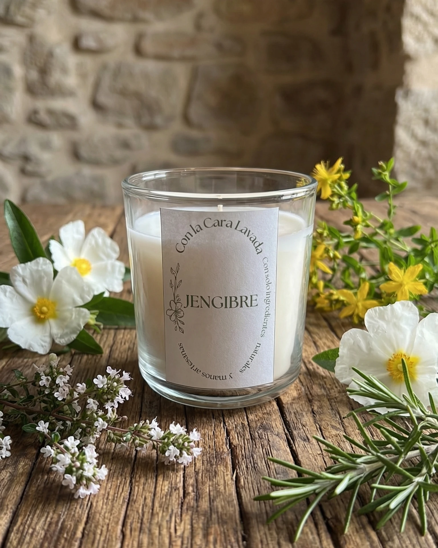 Vela de soja Jengibre - Imagen 2