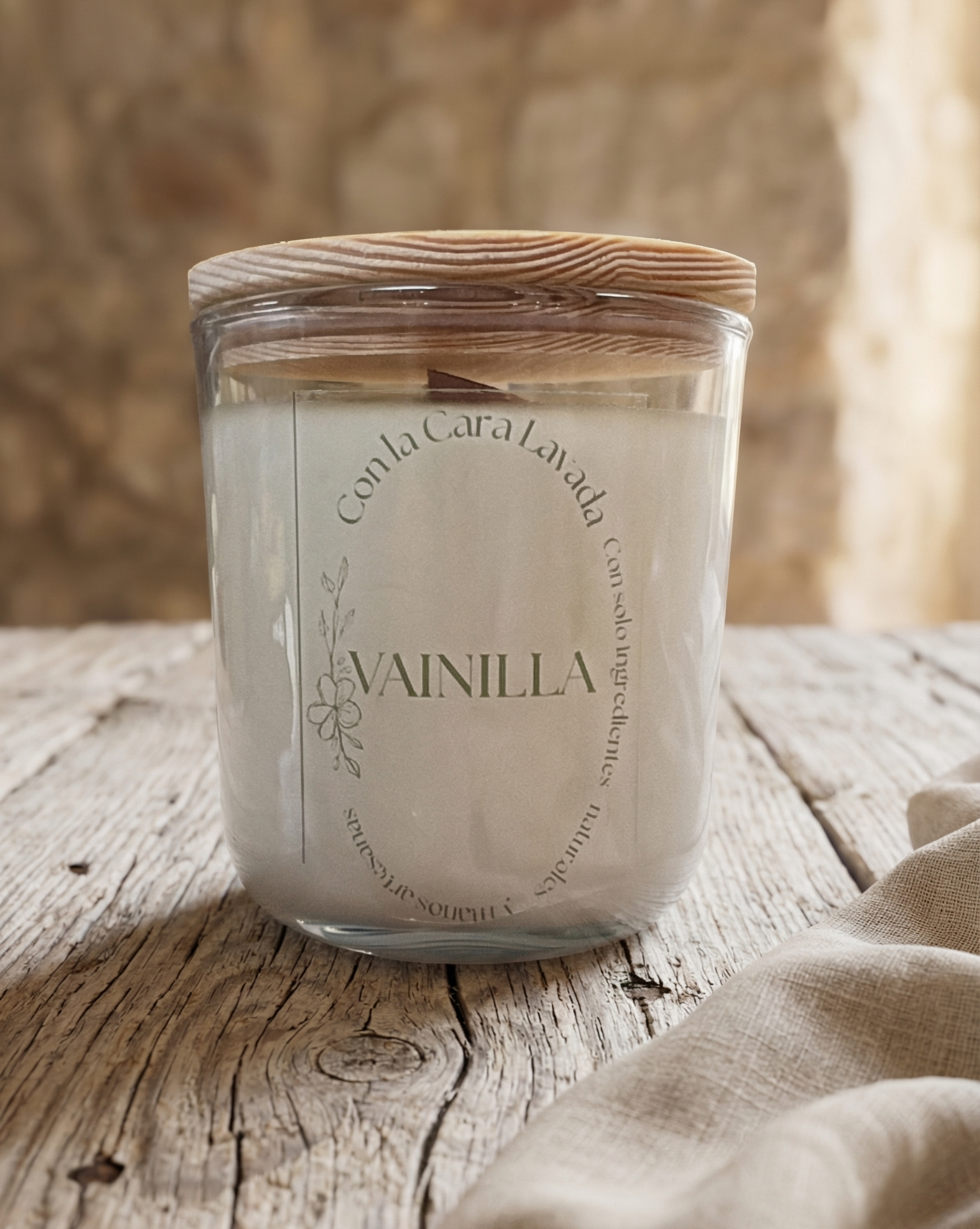 Vela de soja Vainilla - Imagen 4