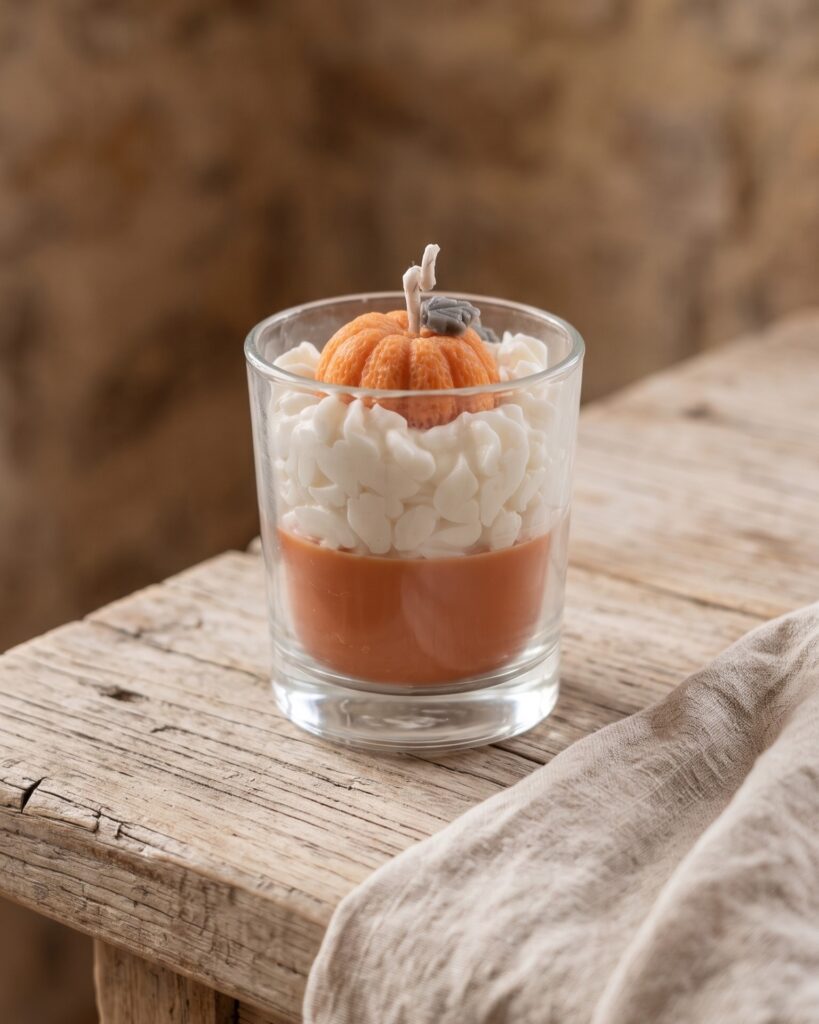 Vela de soja decorativa Tarta de Calabaza